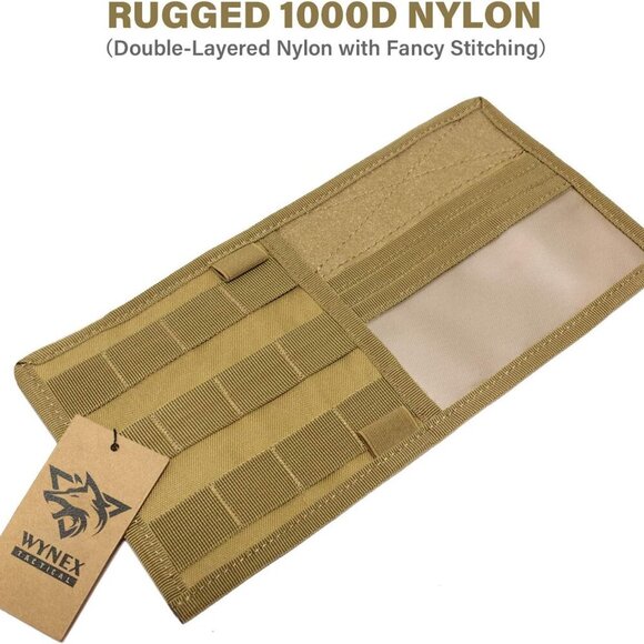 Molle Visor Panel Organizer, Tactical Car Sun Visor Cover Molle Webbing Compatib - Picture 3 of 7